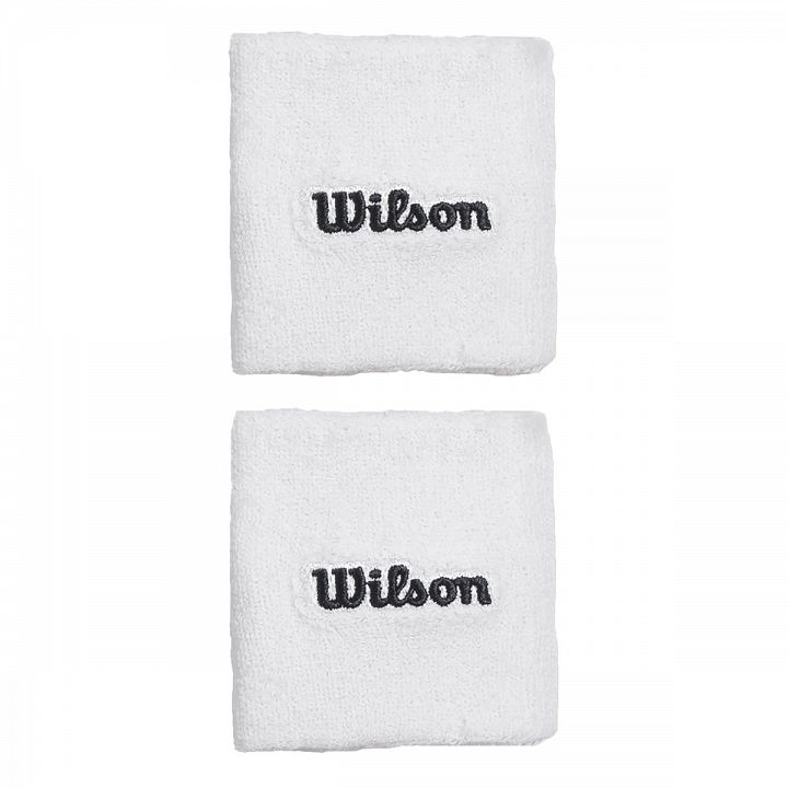 Wilson Wristband 2-Pack Bright White OSFA
